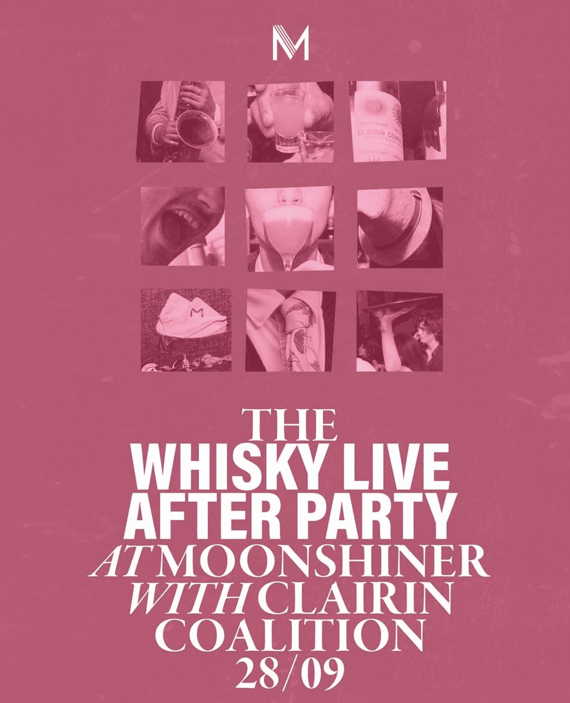 Visuel de l'event Whisky Live After Party — Moonshiner x Clairin Coalition