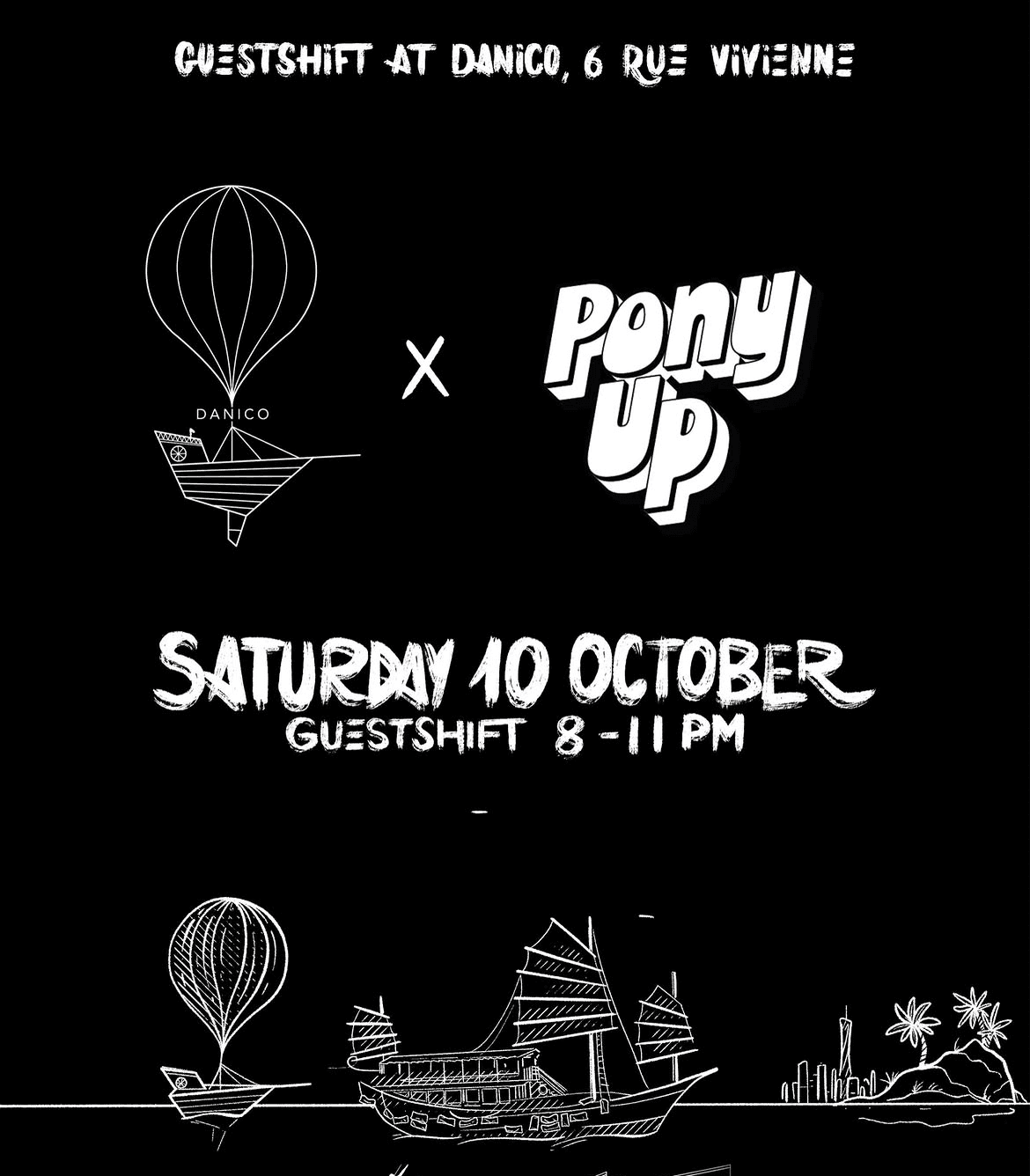 Visuel de l'event Pony Up x Danico