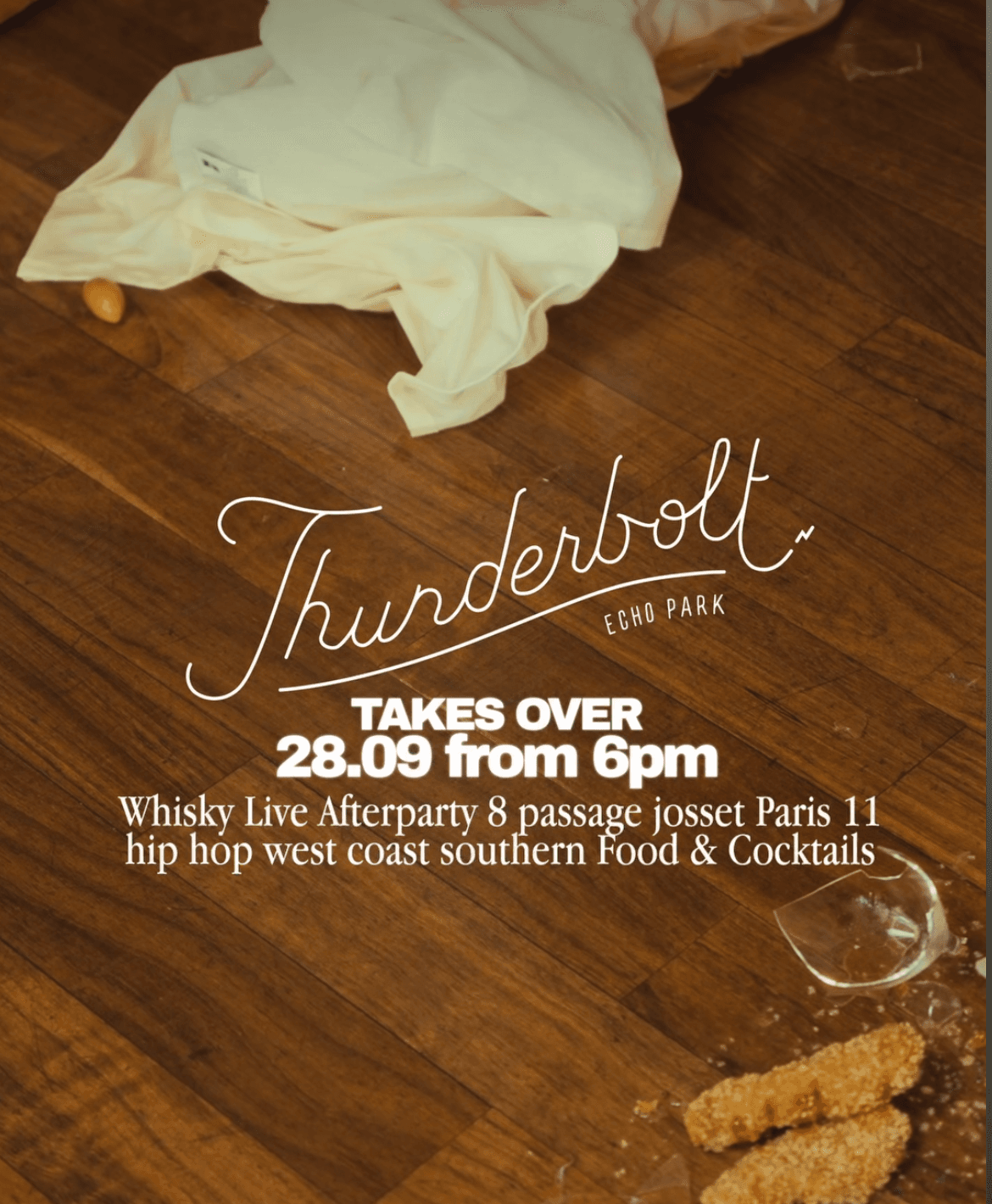 Visuel de l'event Thunderbolt x Superfine — Whisky Live Afterparty