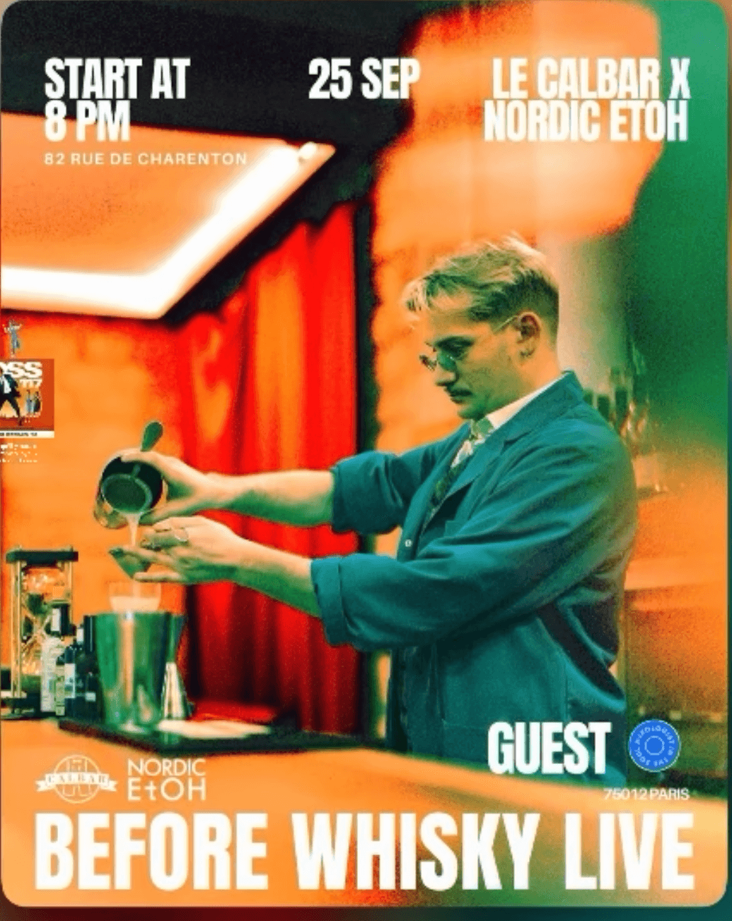 Visuel de l'event Before Whisky Live x Nordic EtOH